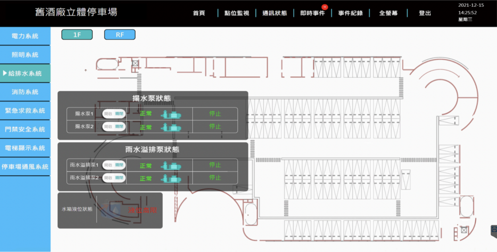 VBell 中央圖控系統(CMS) 11 大樓監控系統截圖